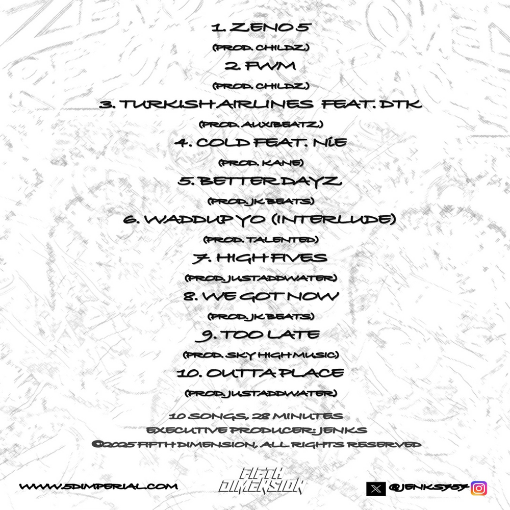 ZENO RELOADED back cover