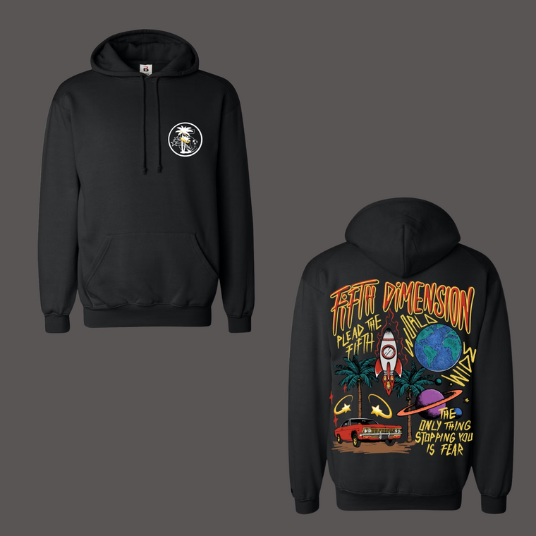5D GRUNGE PULLOVER HOODIE
