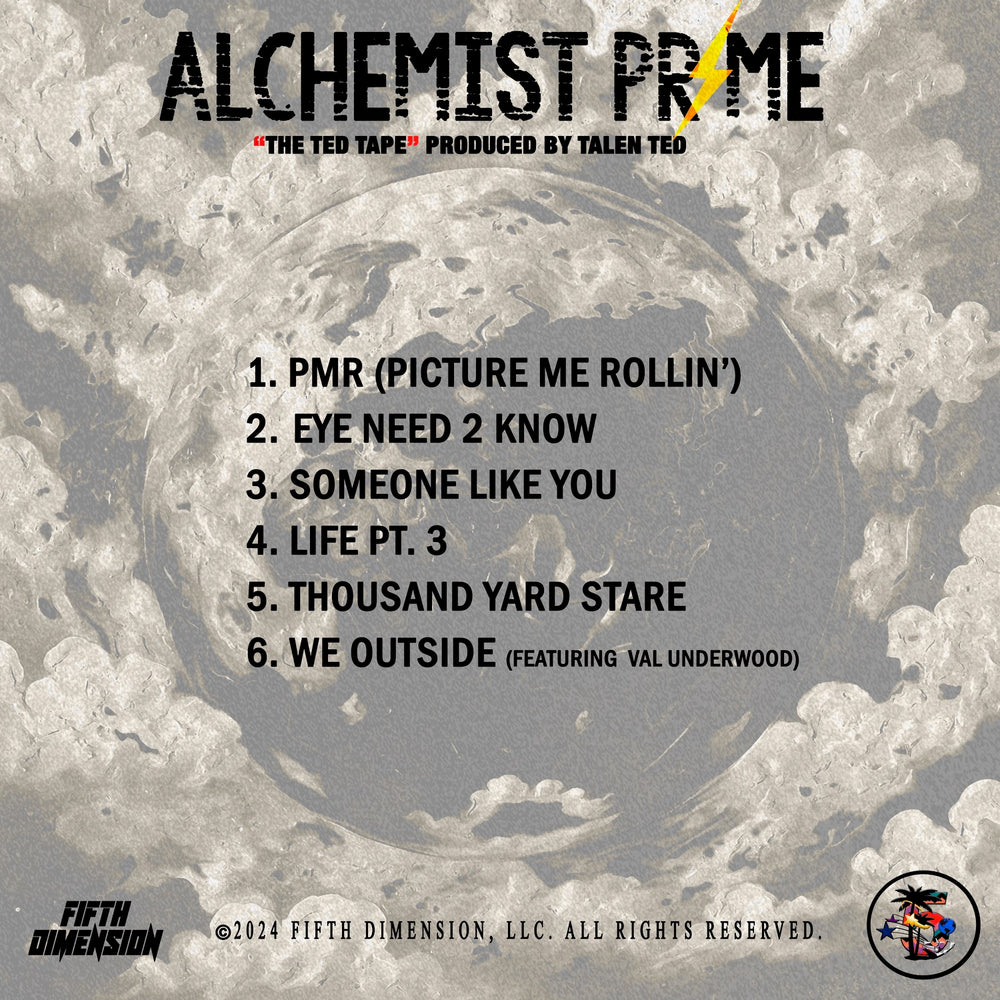 ALCHEMIST PRIME EP back cover
